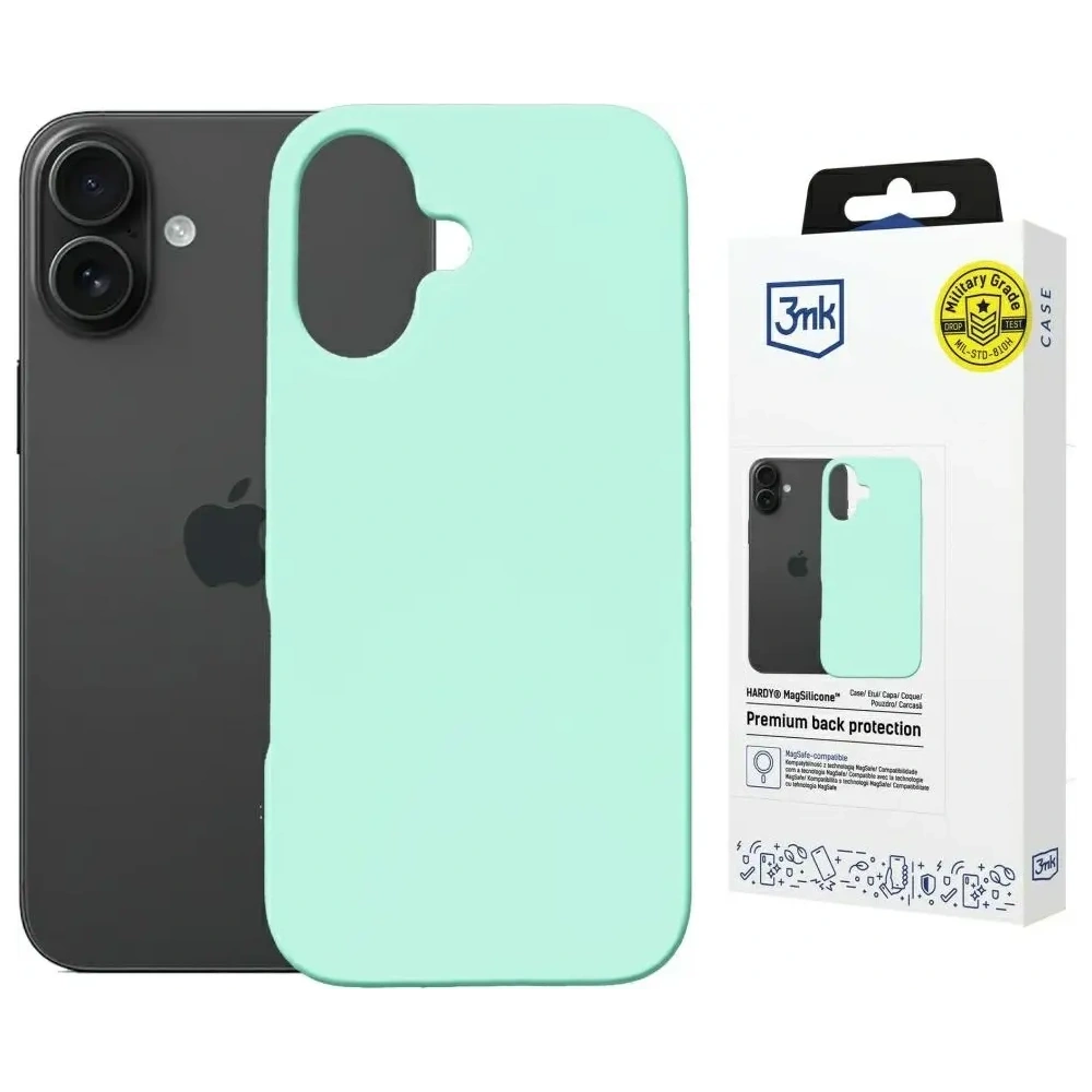 Hurtownia GSM - 3MK Hardy MagSilicone Apple iPhone 16 marin - 3MK16686 - {ean13} - Hurt