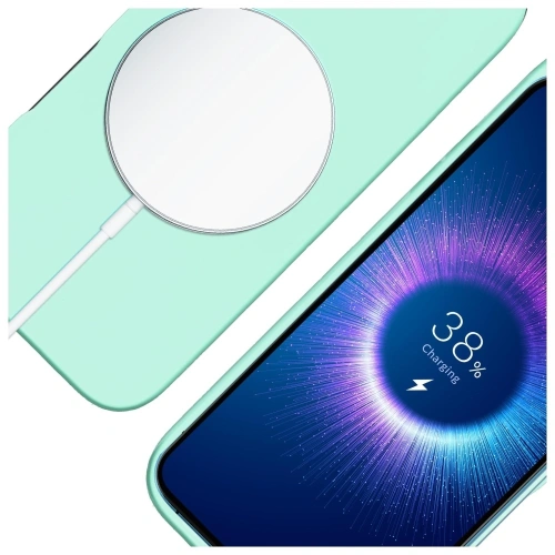 Etui 3MK Hardy MagSilicone do Apple iPhone 16 morski