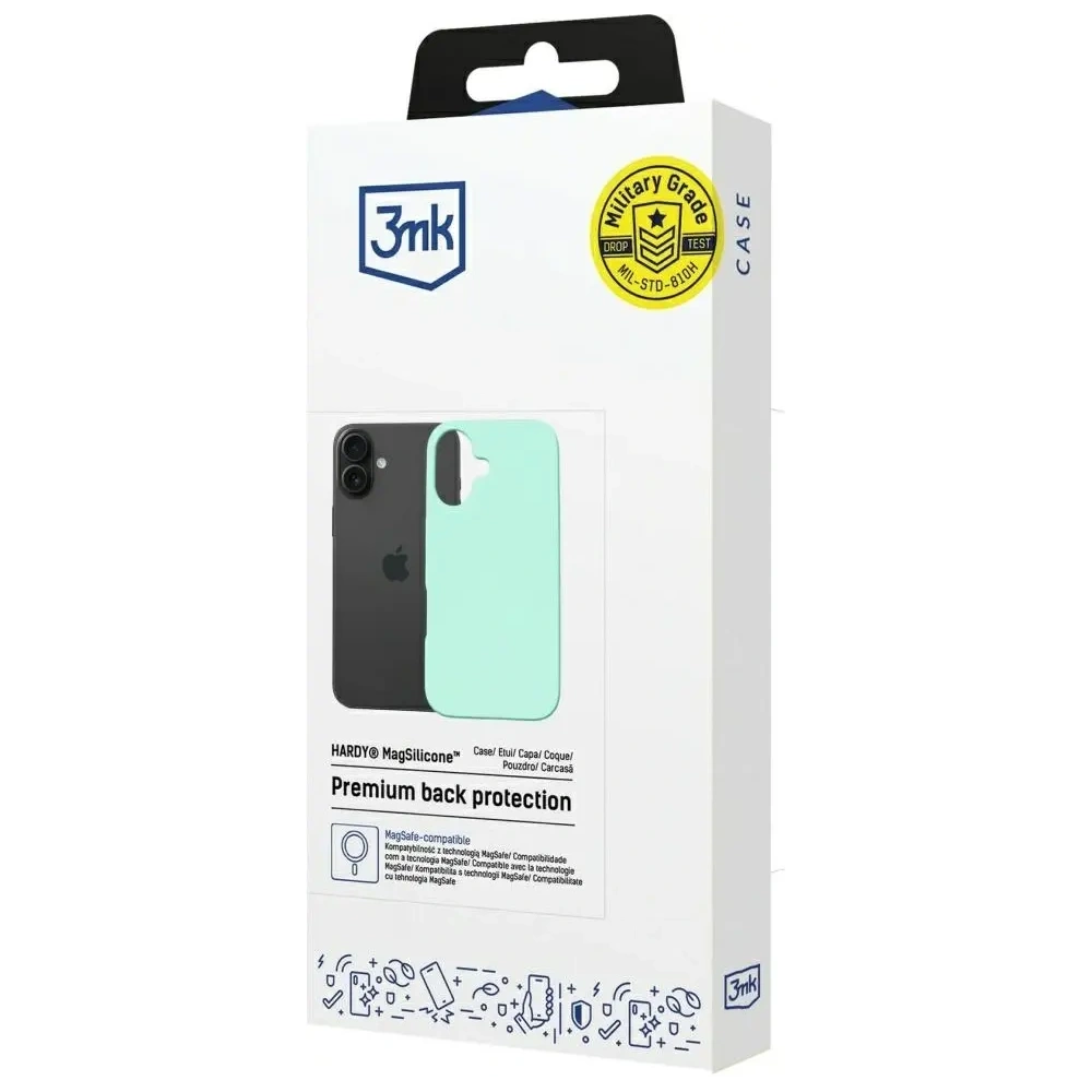 Hurtownia GSM - 3MK Hardy MagSilicone Apple iPhone 16 tengerész - 3MK16686 - {ean13} - Hurt