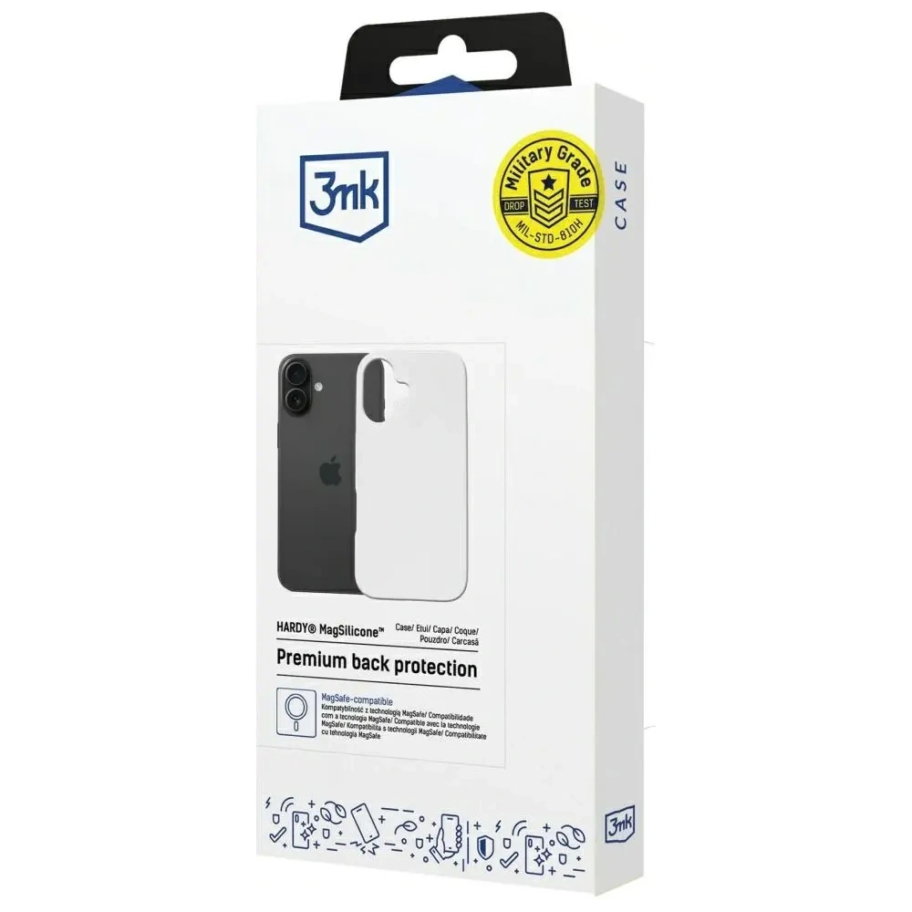 Wholesale 3MK Hardy MagSilicone Apple iPhone 16 Plus white - 3MK16687 - {ean13} - Hurt