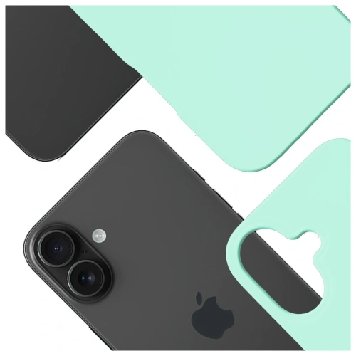 Etui 3MK Hardy MagSilicone do Apple iPhone 16 Plus morski