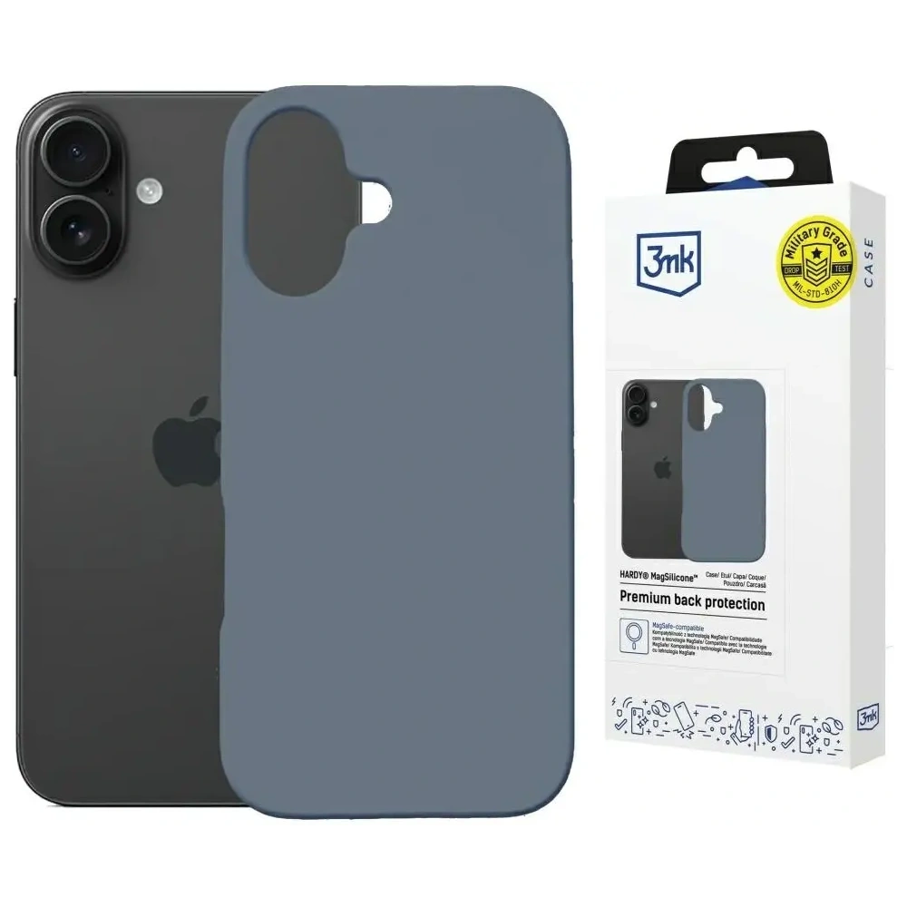 Wholesale 3MK Hardy MagSilicone Apple iPhone 16 Plus ultramarine - 3MK16691 - {ean13} - Hurt
