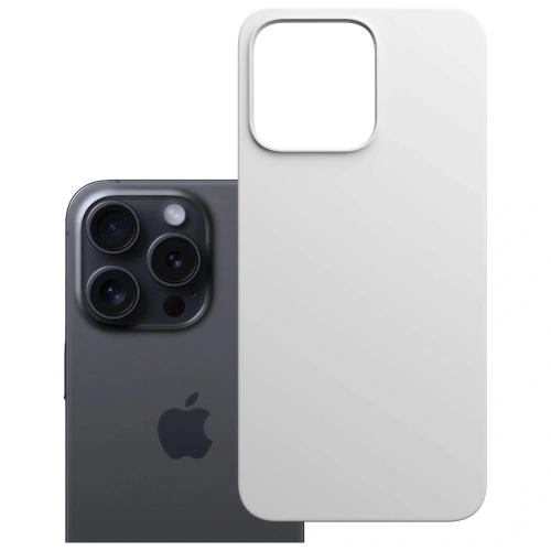 Etui 3MK Hardy MagSilicone do Apple iPhone 16 Pro biały