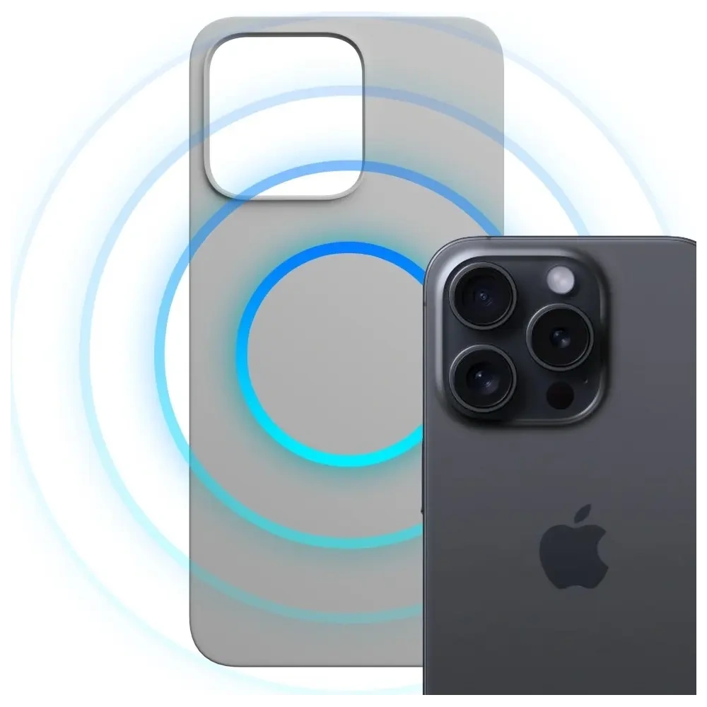 Hurtownia GSM - 3MK Hardy MagSilicone Apple iPhone 16 Pro titán - 3MK16697 - {ean13} - Hurt