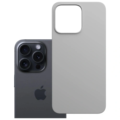 Etui 3MK Hardy MagSilicone do Apple iPhone 16 Pro tytanowy