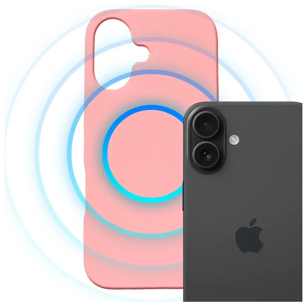 Hurtownia GSM - 3MK Hardy MagSilicone Apple iPhone 16 rosa - 3MK16698 - {ean13} - Hurt