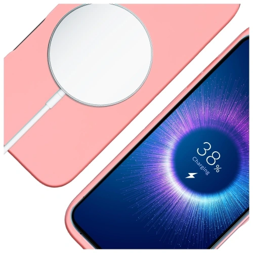 Etui 3MK Hardy MagSilicone do Apple iPhone 16 różowy