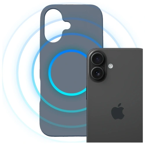 Etui 3MK Hardy MagSilicone do Apple iPhone 16 ultramarine