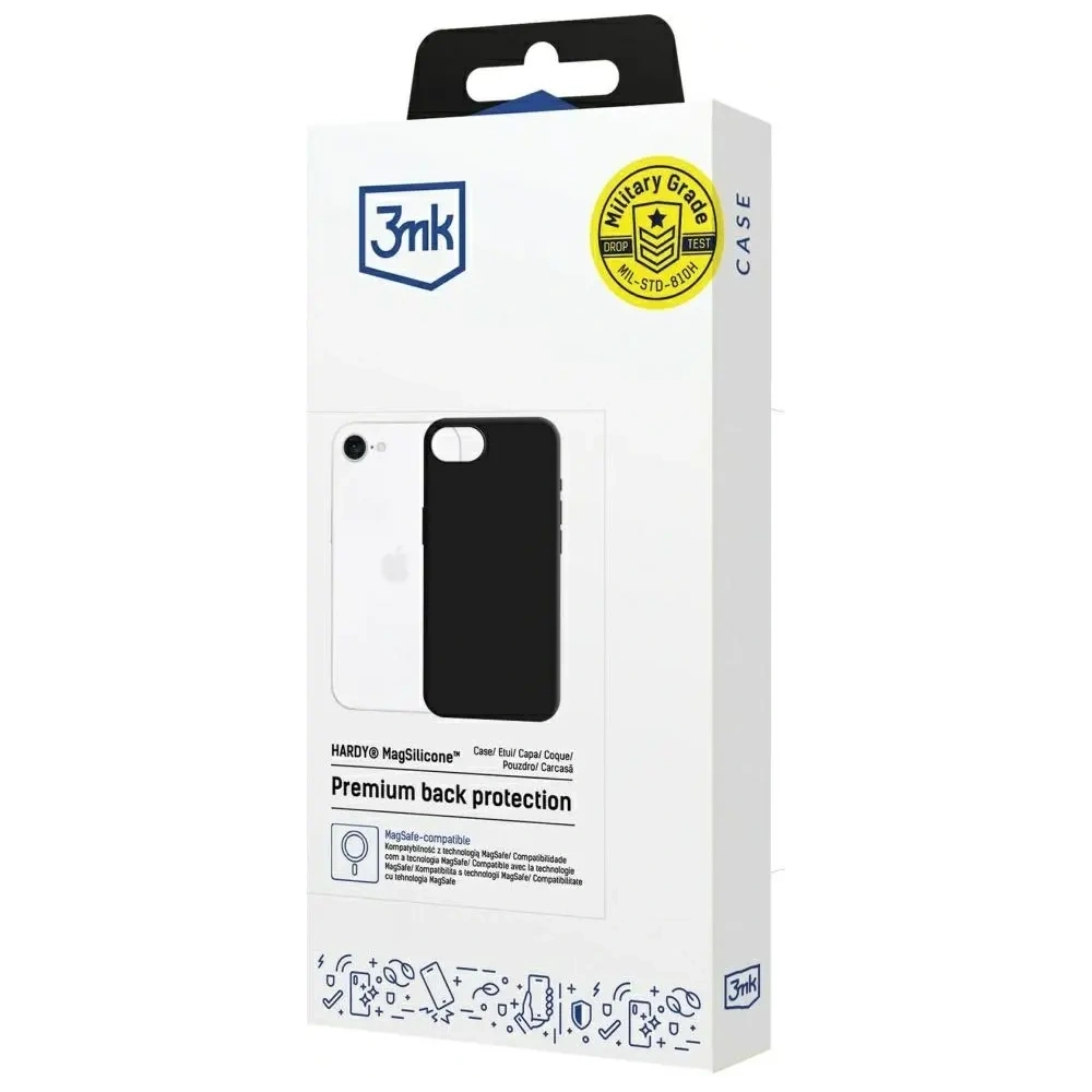 Wholesale 3MK Hardy MagSilicone Apple iPhone 16e black - 3MK16701 - {ean13} - Hurt