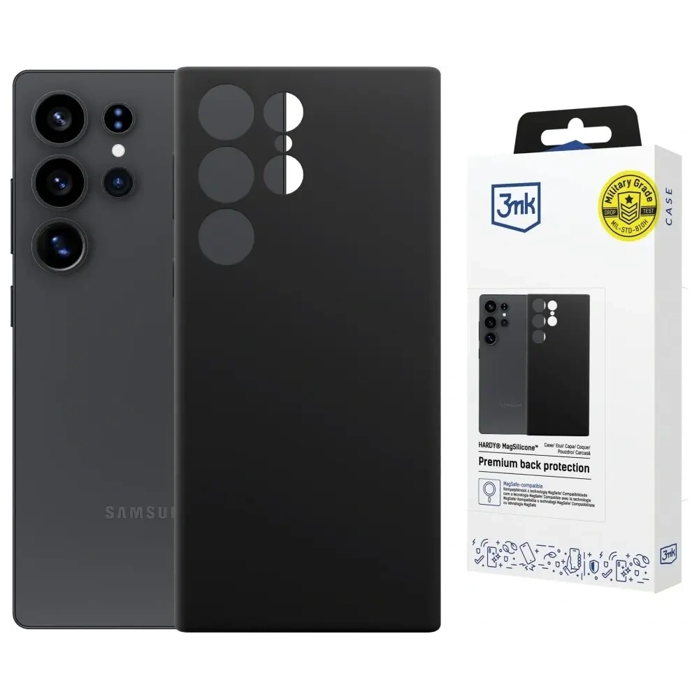 Hurtownia GSM - 3MK Hardy MagSilicone Samsung Galaxy S24 Ultra schwarz - 3MK16704 - {ean13} - Hurt
