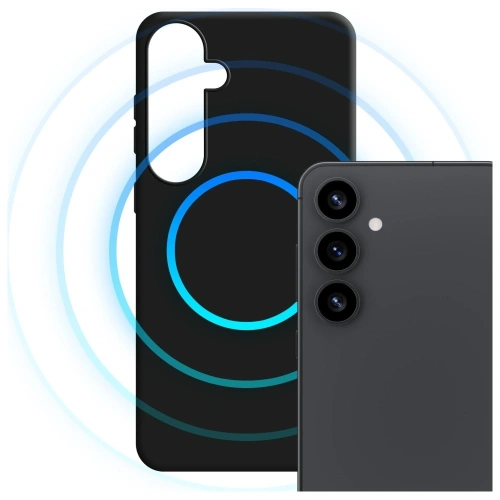 Etui 3MK Hardy MagSilicone do Samsung Galaxy S25 czarny