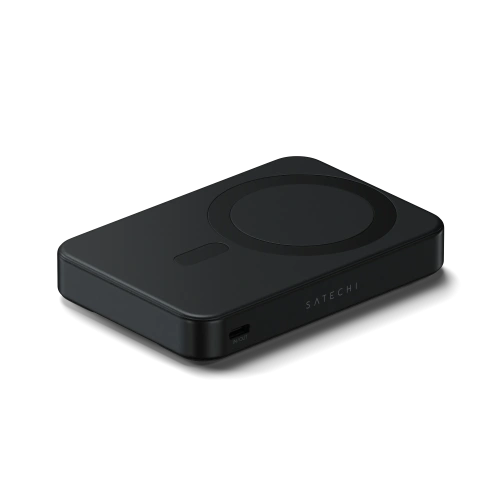 Magnetyczny powerbank z podstawką Satechi OntheGo Powerbank 10000mAh MagSafe Qi2 (black)