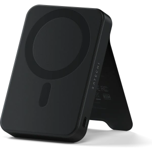 Magnetyczny powerbank z podstawką Satechi OntheGo Powerbank 10000mAh MagSafe Qi2 (black)