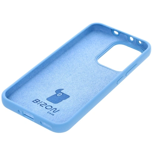 Silikonowe etui Bizon Soft Case do Oppo Reno13 niebieskie
