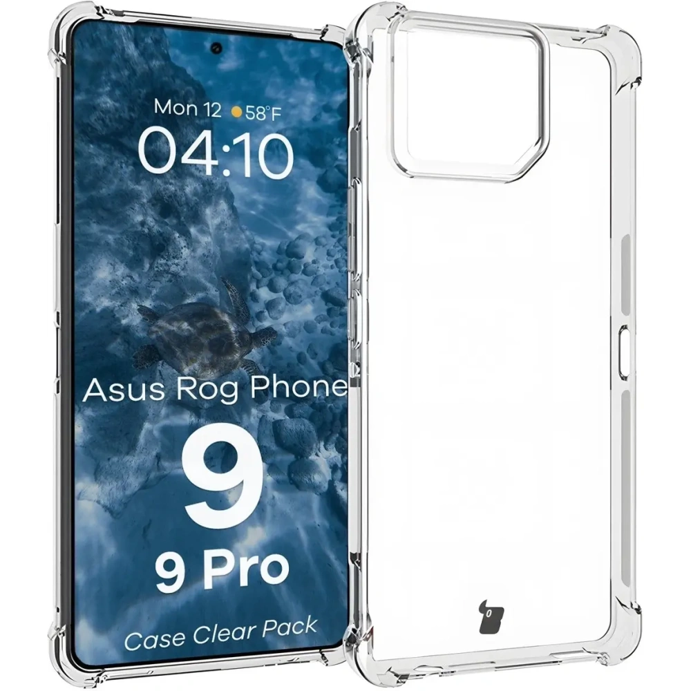 Hurtownia GSM - Elastyczne etui + 2x folia na ekran Bizon Case Clear Pack do Asus ROG Phone 9 / 9 Pro - BIZ9688 - {ean13} - Hurt
