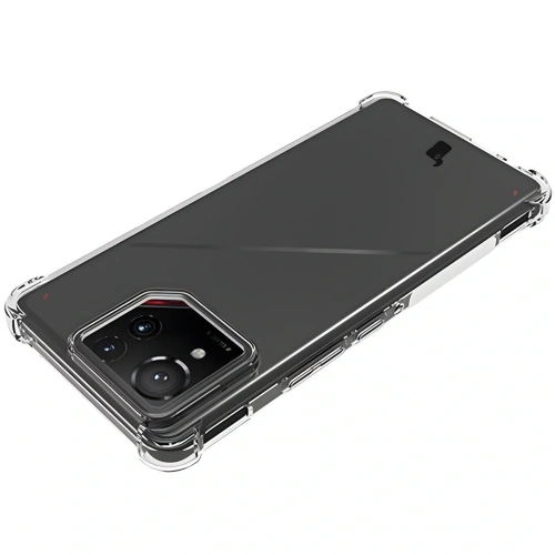 Elastyczne etui + 2x folia na ekran Bizon Case Clear Pack do Asus ROG Phone 9 / 9 Pro