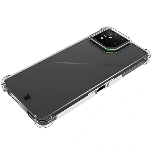 Elastyczne etui + 2x folia na ekran Bizon Case Clear Pack do Asus ROG Phone 9 / 9 Pro
