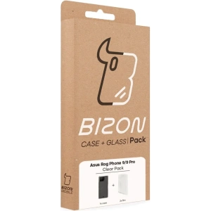 Bizon Case Clear Pack case + 2x screen film Asus ROG Phone 9 / 9 Pro