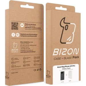 Hurtownia GSM - Elastyczne etui + 2x folia na ekran Bizon Case Clear Pack do Asus ROG Phone 9 / 9 Pro - BIZ9688 - {ean13} - Hurt