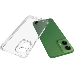 Hurtownia GSM - Elastyczne etui + 2x folia na ekran Bizon Case Clear Pack do Motorola Moto G35 5G - BIZ9689 - {ean13} - Hurt