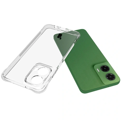 Elastyczne etui + 2x folia na ekran Bizon Case Clear Pack do Motorola Moto G35 5G
