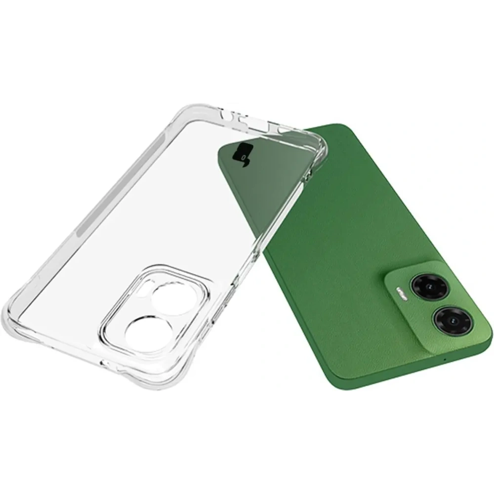 Hurtownia GSM - Elastyczne etui + 2x folia na ekran Bizon Case Clear Pack do Motorola Moto G35 5G - BIZ9689 - {ean13} - Hurt
