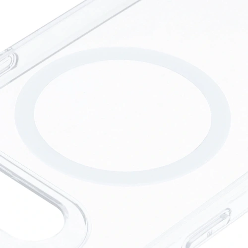 Etui z pierścieniem magnetycznym Bizon Case CrystalO do Nothing Phone (3a) przezroczyste