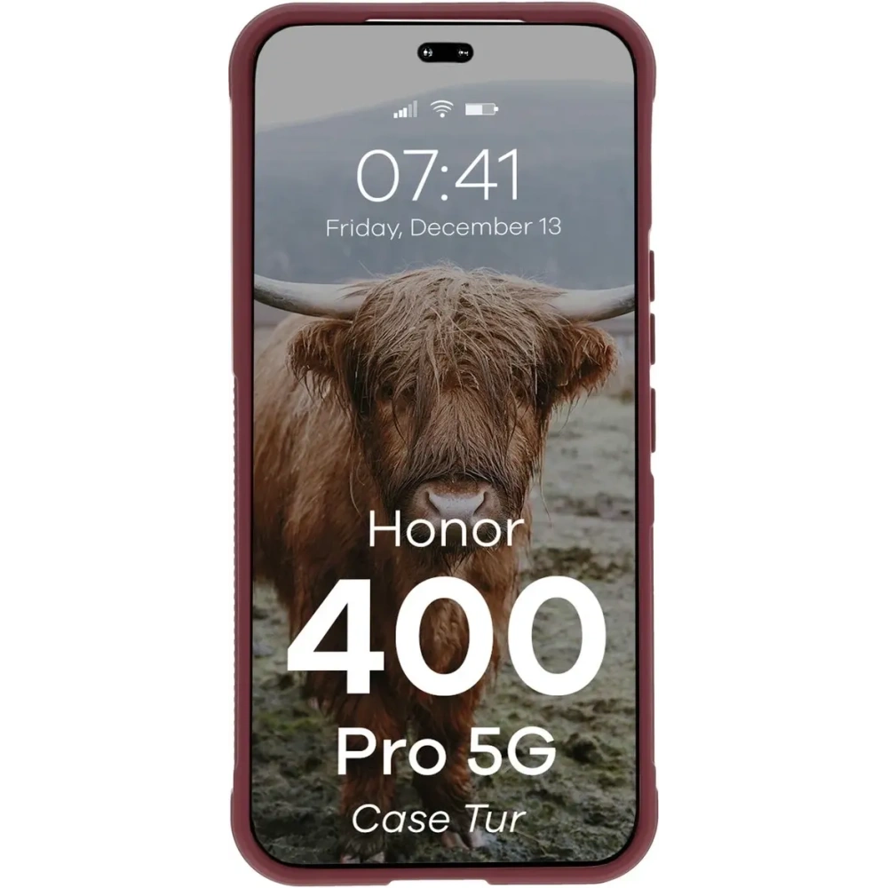 Hurtownia GSM - Pancerne etui Bizon Case Tur do Honor 400 Pro burgundowe - BIZ9694 - {ean13} - Hurt