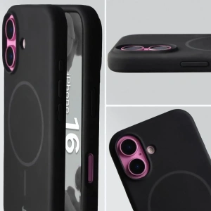 Bizon Soft Case Magnetic Apple iPhone 16 fekete