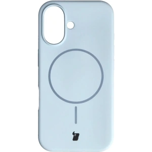 Hurtownia GSM - Silikonowe etui z pierścieniem magnetycznym Bizon Soft Case do Apple iPhone 16 błękitne - BIZ9699 - {ean13} - Hurt