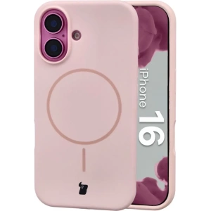 Hurtownia GSM - Silikonowe etui z pierścieniem magnetycznym Bizon Soft Case do Apple iPhone 16 jasnoróżowe - BIZ9700 - {ean13} - Hurt