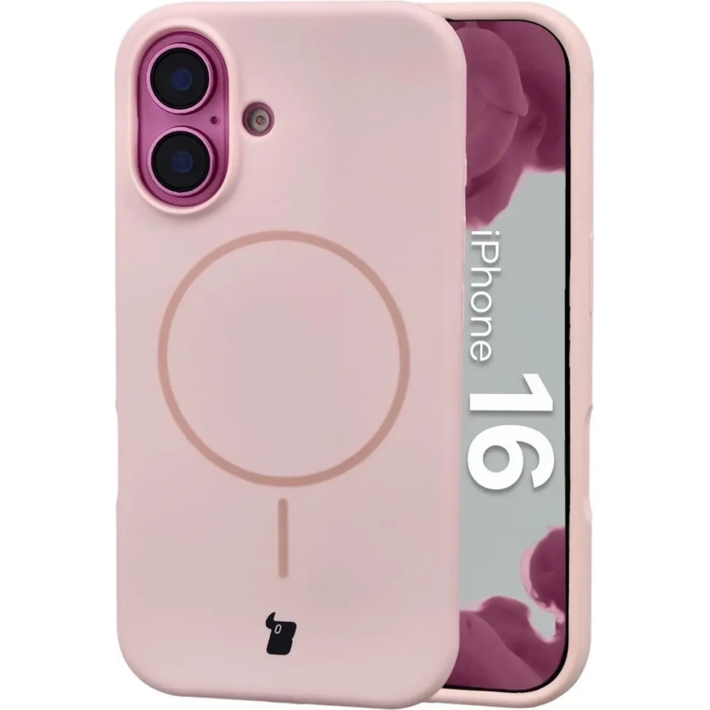 Hurtownia GSM - Bizon Soft Case Magnetic Apple iPhone 16 világos rózsaszín - BIZ9700 - {ean13} - Hurt