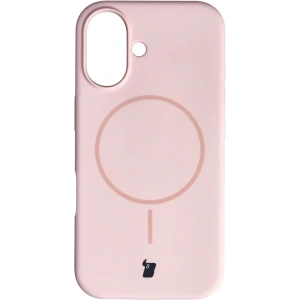 Hurtownia GSM - Silikonowe etui z pierścieniem magnetycznym Bizon Soft Case do Apple iPhone 16 jasnoróżowe - BIZ9700 - {ean13} - Hurt
