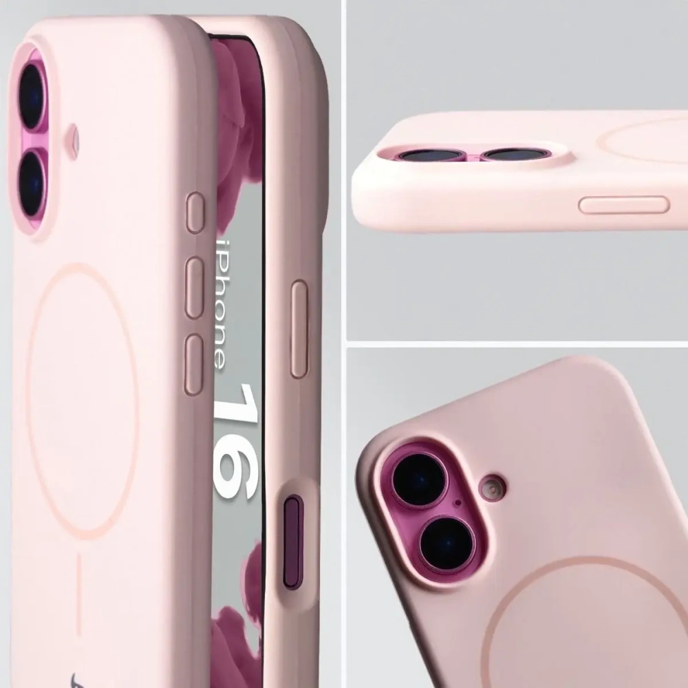 Hurtownia GSM - Bizon Soft Case Magnetic Apple iPhone 16 világos rózsaszín - BIZ9700 - {ean13} - Hurt