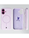 Hurtownia GSM - Silikonowe etui z pierścieniem magnetycznym Bizon Soft Case do Apple iPhone 16 jasnofioletowe - BIZ9701 - {ean13} - Hurt