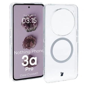 Hurtownia GSM - Etui z pierścieniem magnetycznym Bizon Case CrystalO do Nothing Phone (3a) Pro przezroczyste - BIZ9702 - {ean13} - Hurt