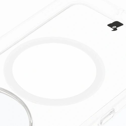 Etui z pierścieniem magnetycznym Bizon Case CrystalO do Nothing Phone (3a) Pro przezroczyste