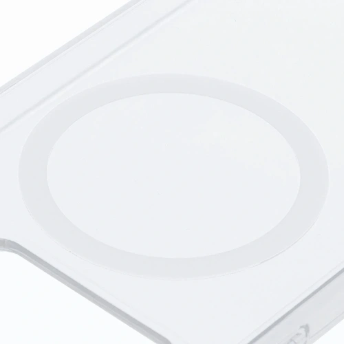 Etui z pierścieniem magnetycznym Bizon Case CrystalO do Realme GT 7 / 7T przezroczyste