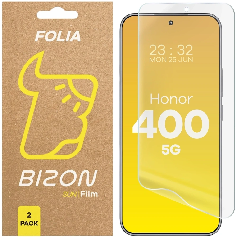 Hurtownia GSM - Folia matowa Bizon Glass Film Sun do Honor 400 5G [2 PACK] - BIZ9707 - {ean13} - Hurt