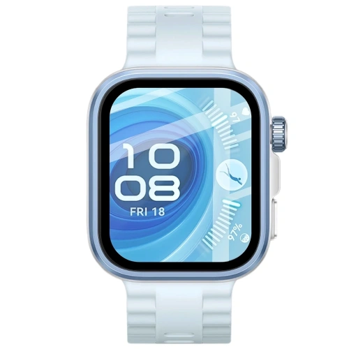 Szkło hybrydowe Bizon Glass Watch Edge Hybrid dla Huawei Watch Fit 4 Pro czarne