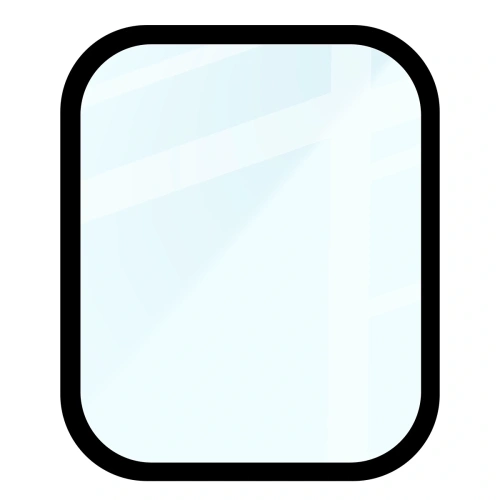 Szkło hybrydowe Bizon Glass Watch Edge Hybrid dla Huawei Watch Fit 4 Pro czarne