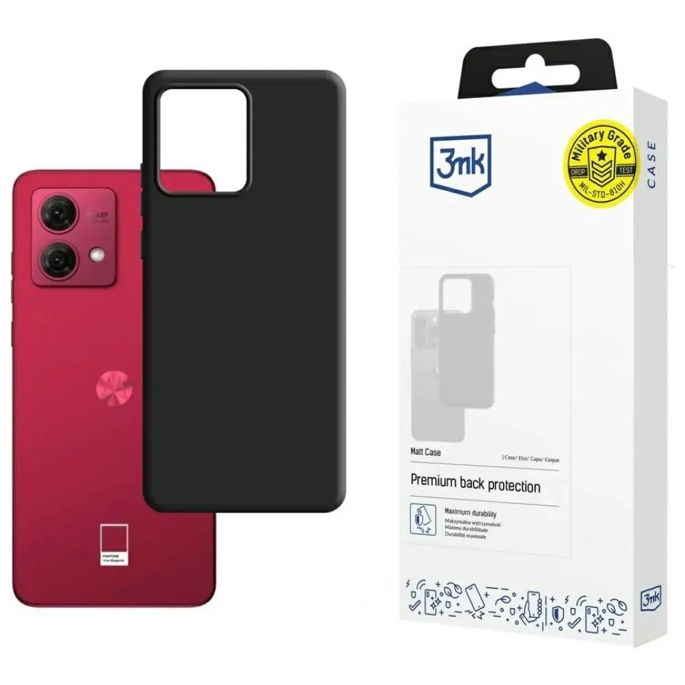 Hurtownia GSM - 3MK Matt tok Motorola Moto G84 5G fekete - 3MK16723 - {ean13} - Hurt