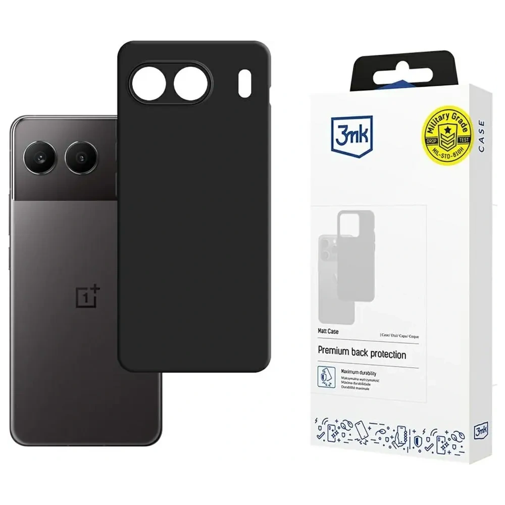 Hurtownia GSM - Etui 3MK Matt Case do OnePlus Nord 4 czarny - 3MK16724 - {ean13} - Hurt