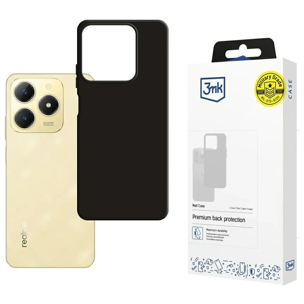 3MK Matt Case Realme C61 černý