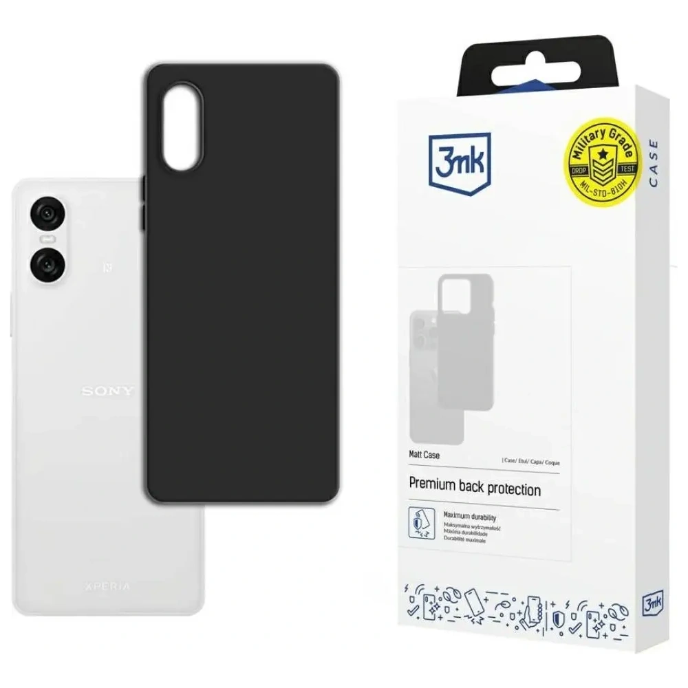 3MK Matt Case Sony Xperia 10 VI black