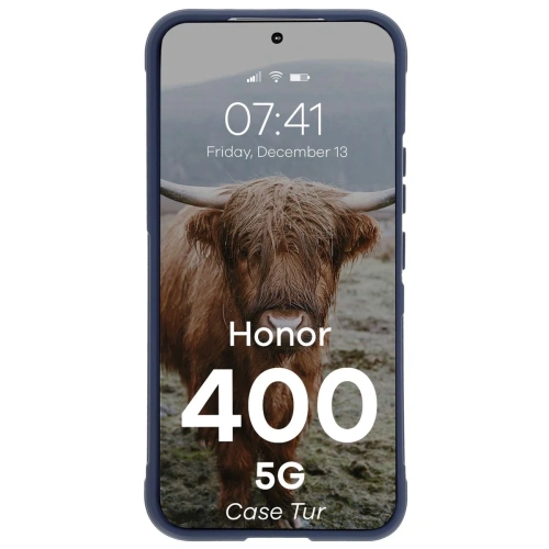 Pancerne etui Bizon Case Tur do Honor 400 5G granatowe