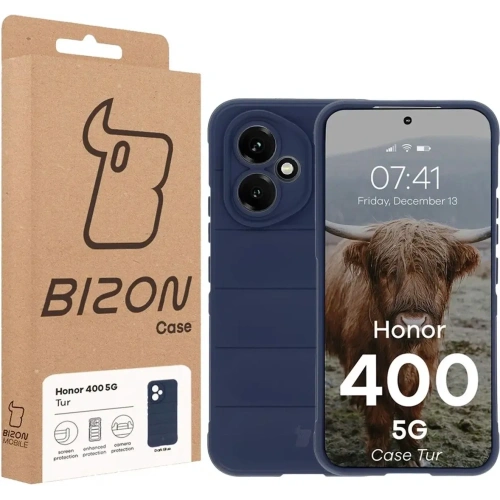Pancerne etui Bizon Case Tur do Honor 400 5G granatowe