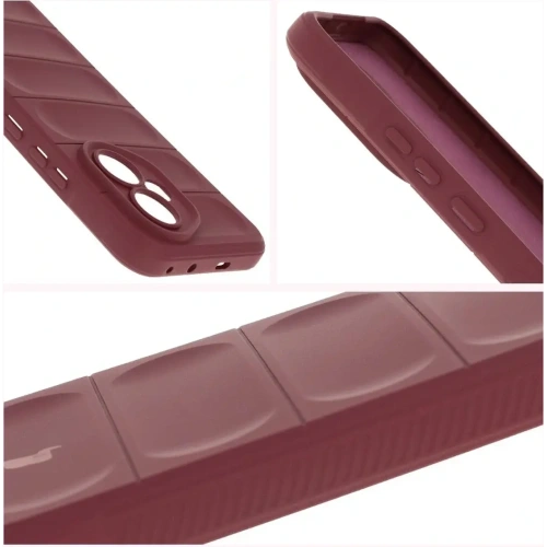 Pancerne etui Bizon Case Tur do Honor 400 5G burgundowe