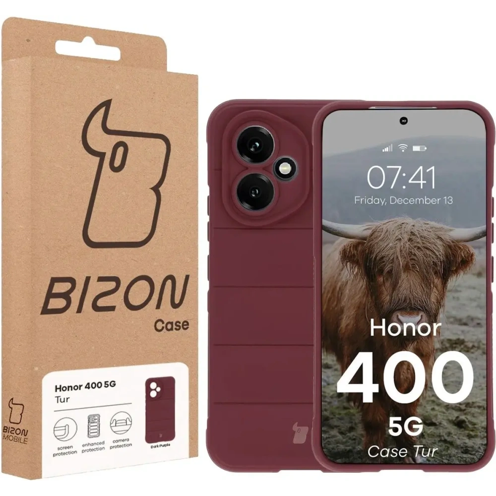 Hurtownia GSM - Pancerne etui Bizon Case Tur do Honor 400 5G burgundowe - BIZ9719 - {ean13} - Hurt