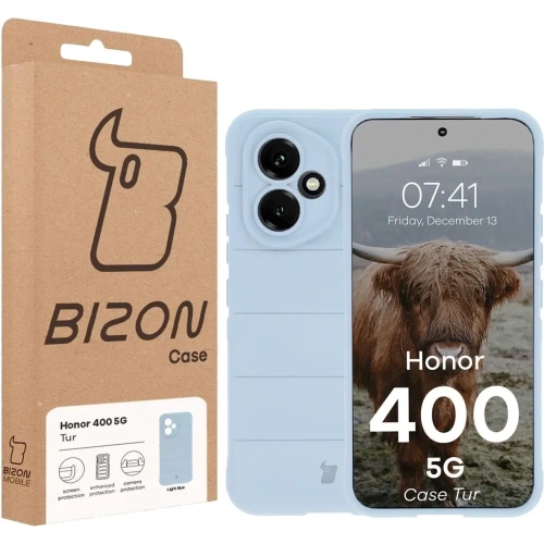 Pancerne etui Bizon Case Tur do Honor 400 5G jasnoniebieskie